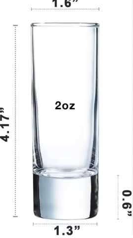 NY Masons - Set of 6 Shot Glasses